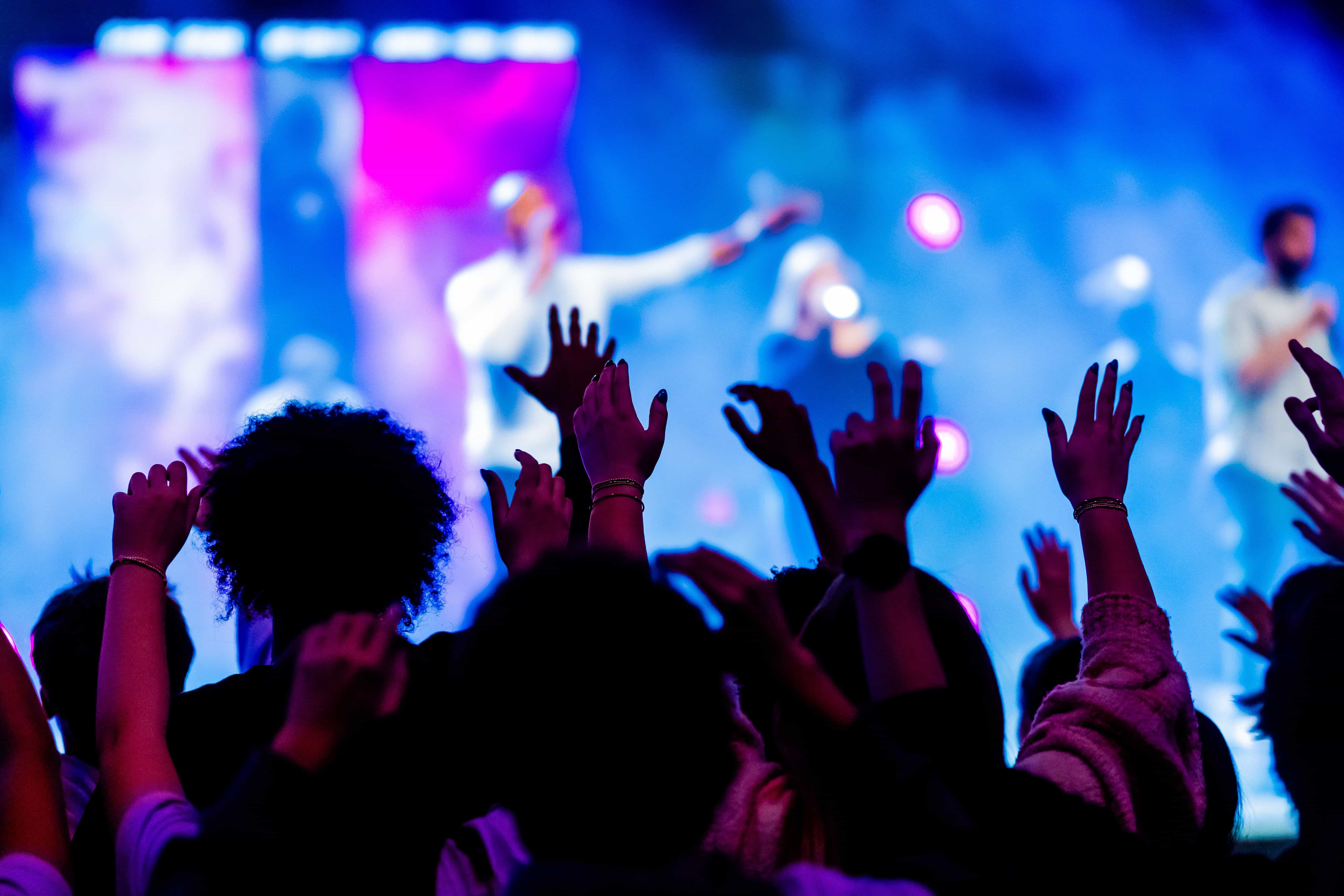 Live concert atmosphere